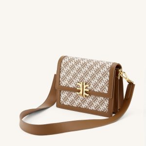 FEI Mini Flap Crossbody - Brown