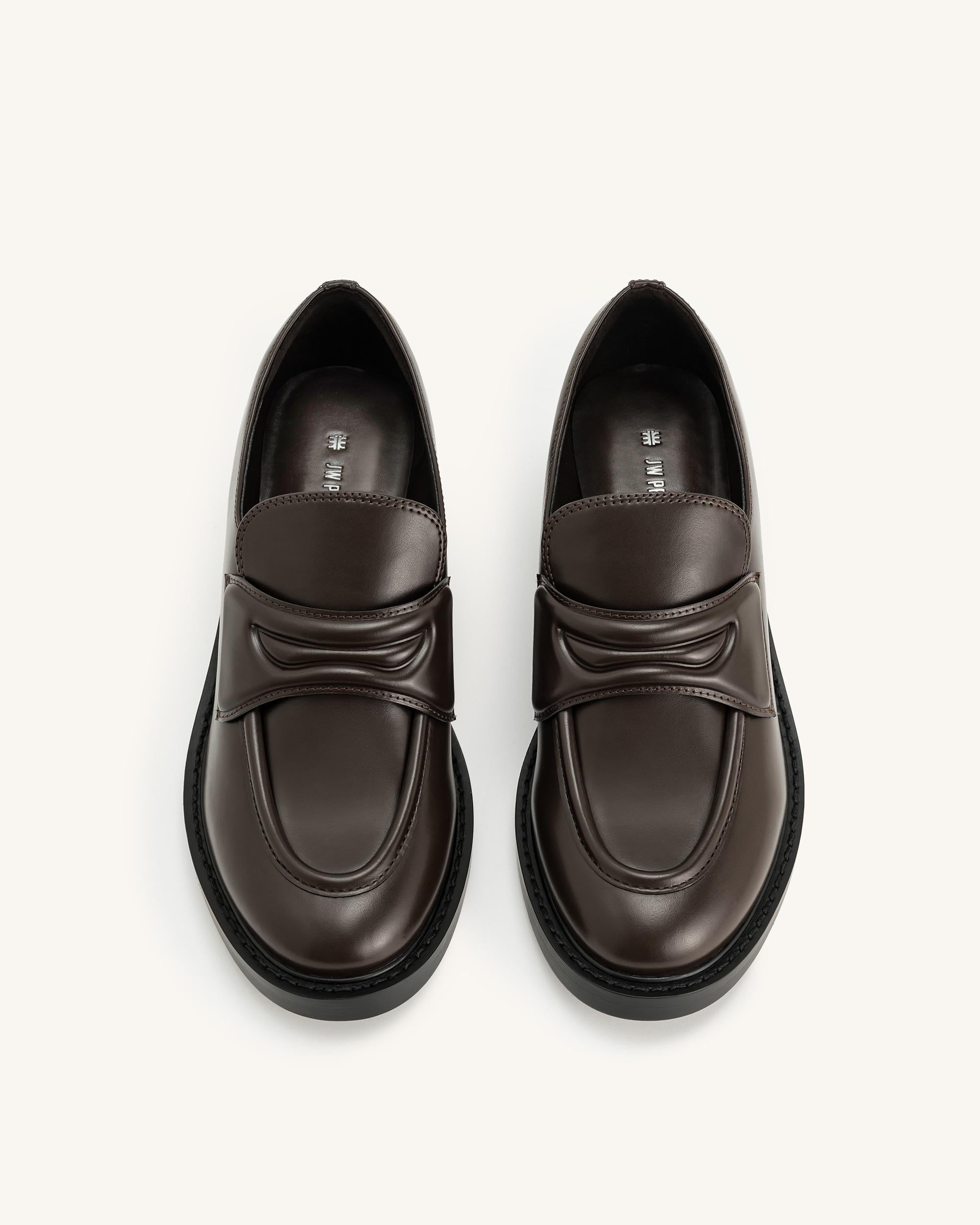 Micah Chunky Loafer - Brown - Image 4