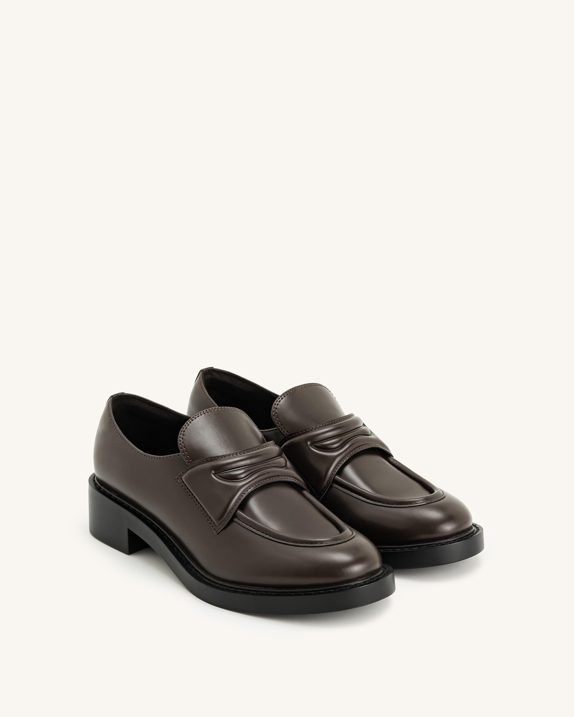 Micah Chunky Loafer - Brown - Image 3