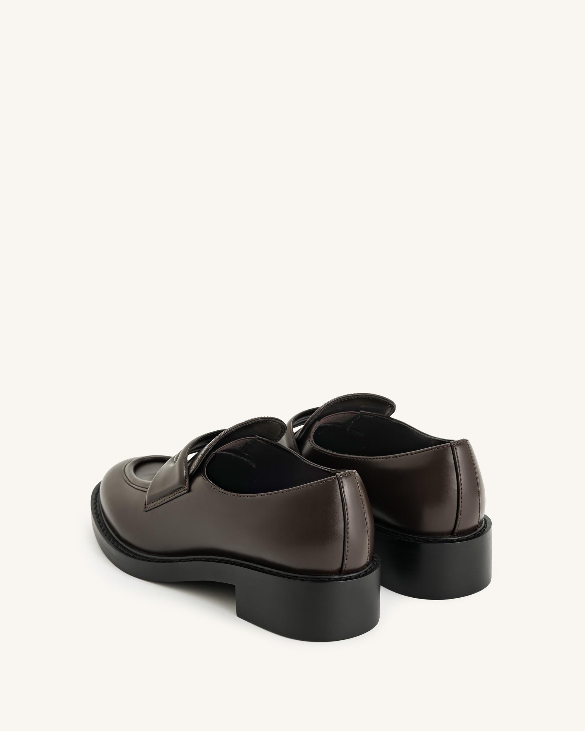 Micah Chunky Loafer - Brown - Image 5