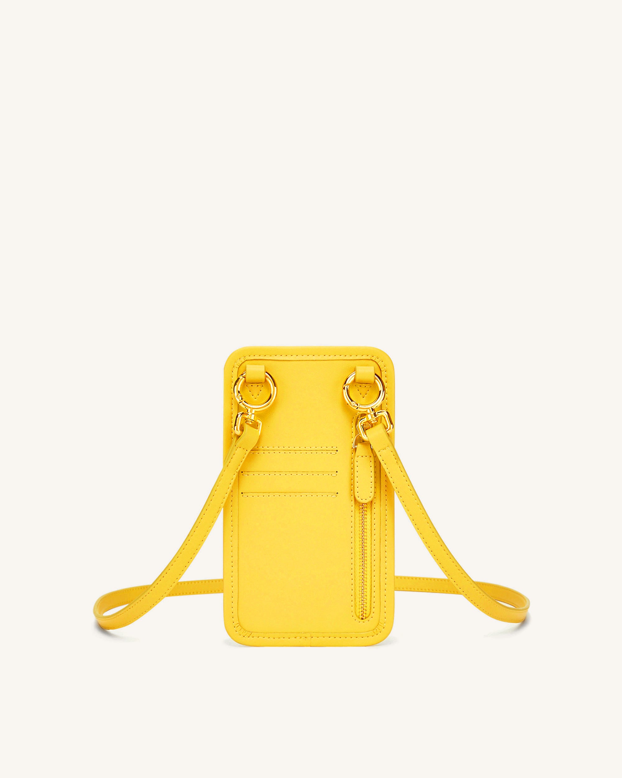 Aylin Canvas Phone Bag - Yellow - Image 3