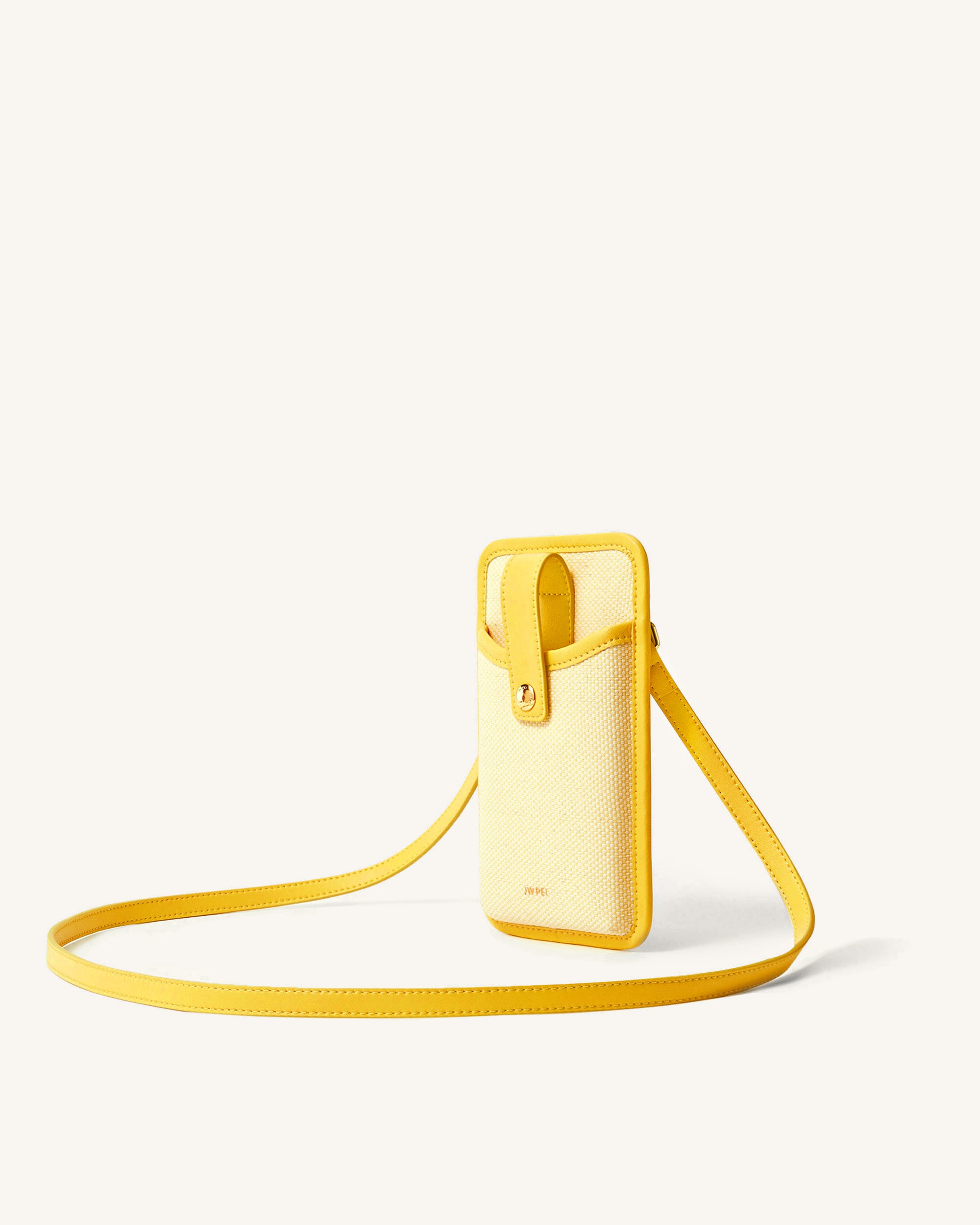 Aylin Canvas Phone Bag - Yellow - Image 2