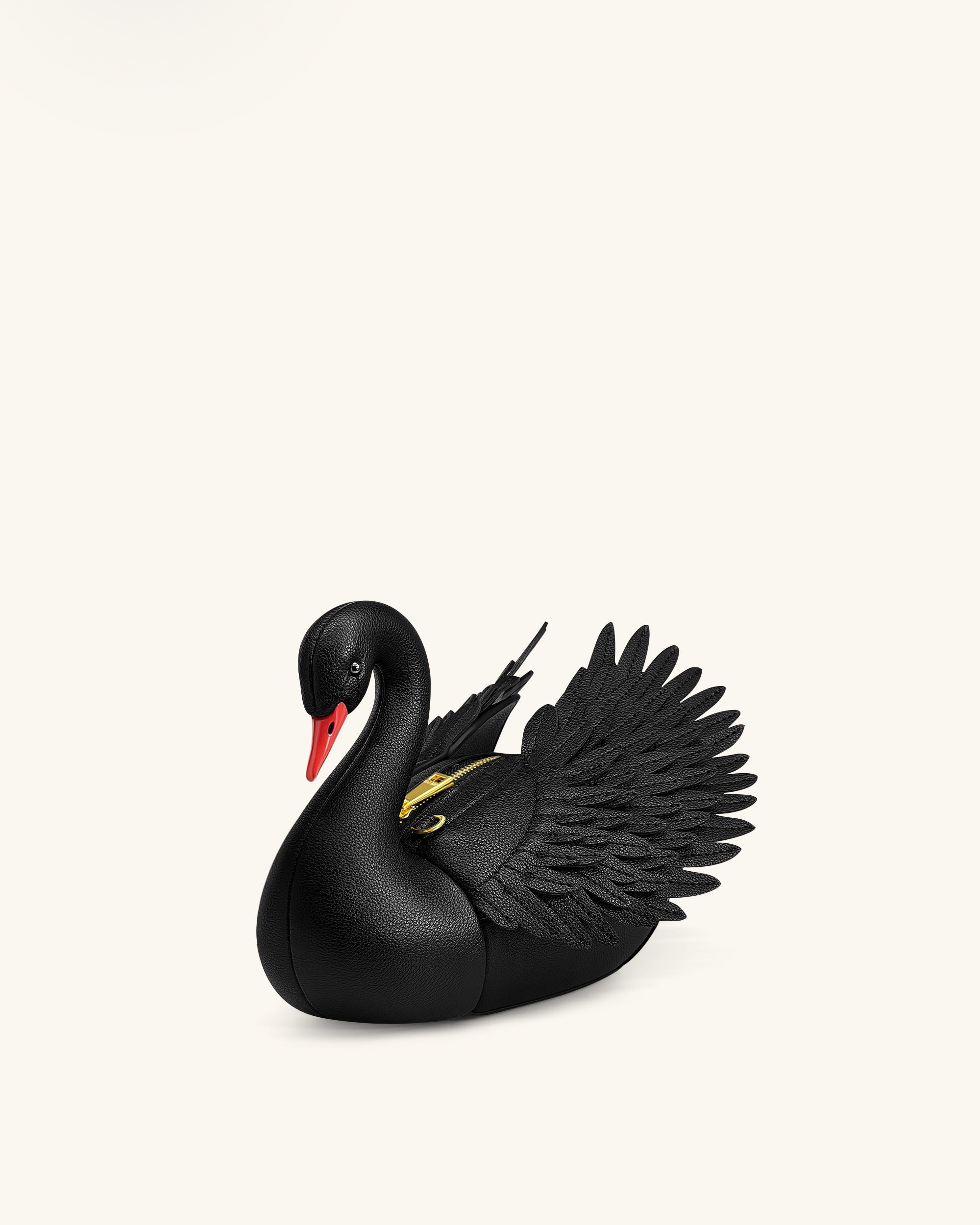 Alani Swan Shaped Crossbody Bag - Black - Image 3