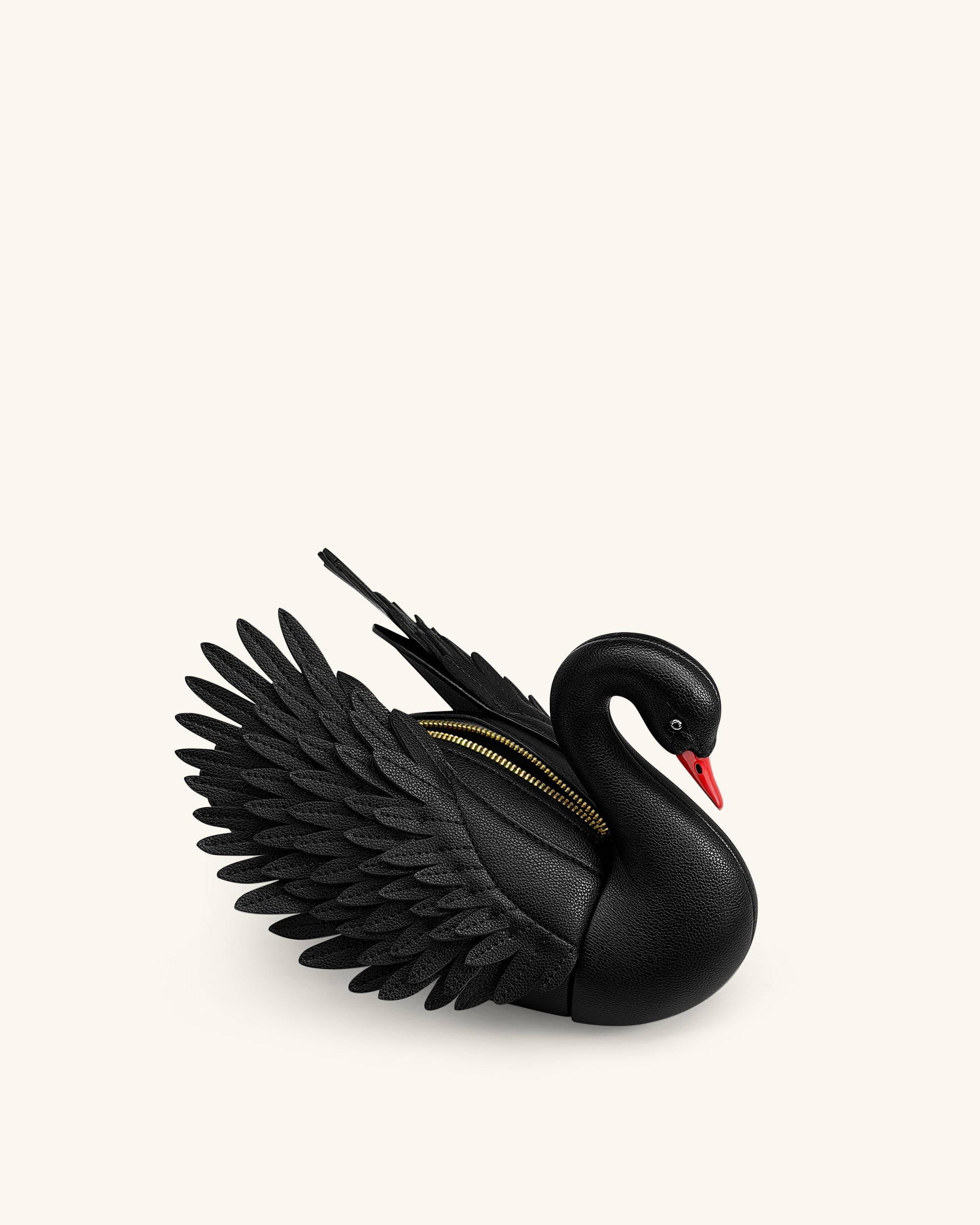 Alani Swan Shaped Crossbody Bag - Black - Image 4