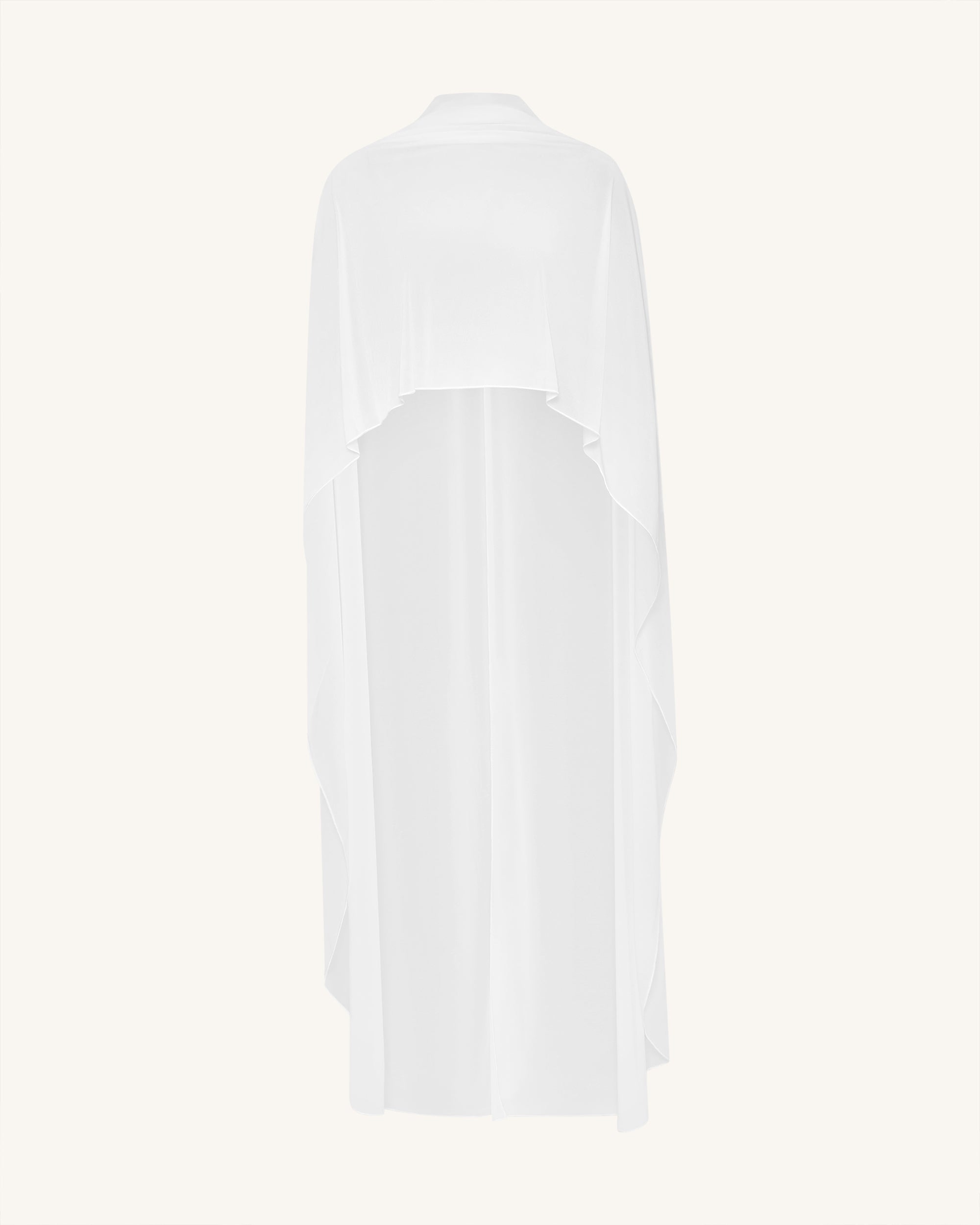 Tulle Cape Shawl - White - Image 7