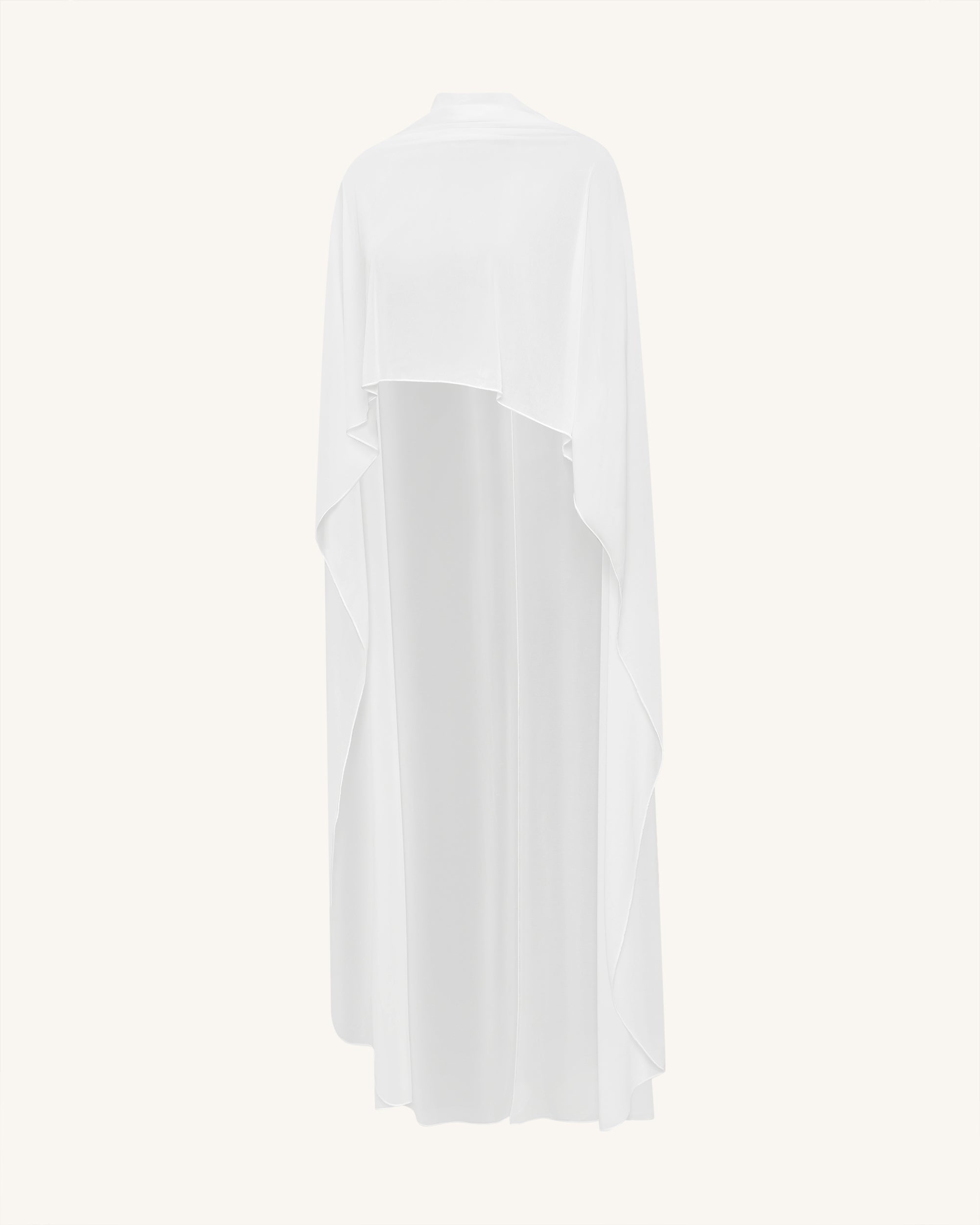 Tulle Cape Shawl - White - Image 8