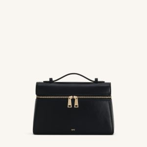 Thea Large Top Handle Bag - Black