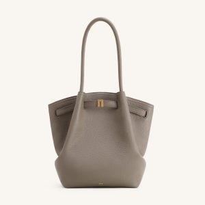 Hana Column Tote Bag - Taupe