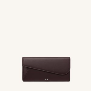 Seren Flap Long Wallet - Chestnut Black
