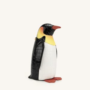 Pia Penguin Crossbody Bag - Black/White