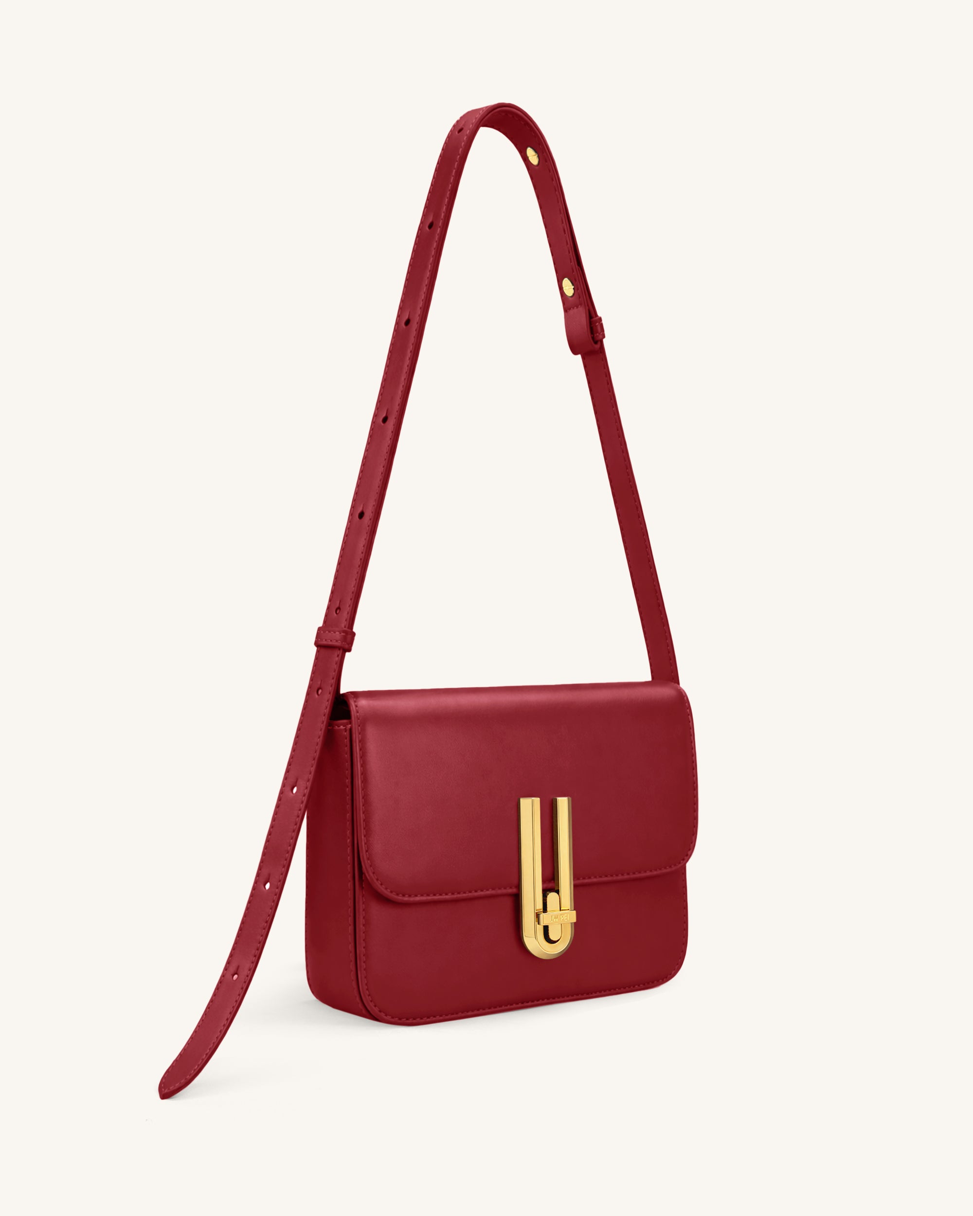 Evania Lock Shoulder Bag - Red - Image 2