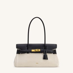 Yara Shoulder Bag - Black Canvas