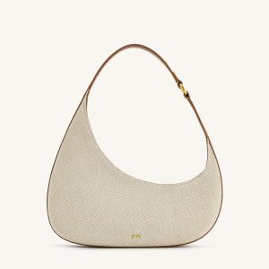 Harlee Shoulder Bag - Brown Canvas
