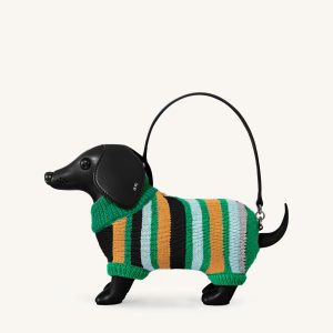 Addison Dachshund Handbag - Black