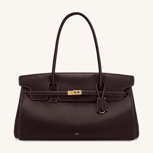 Yara Large Shoulder Bag - Dark Brown