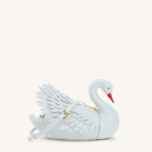 Alani Swan Shaped Crossbody Bag - Light Blue