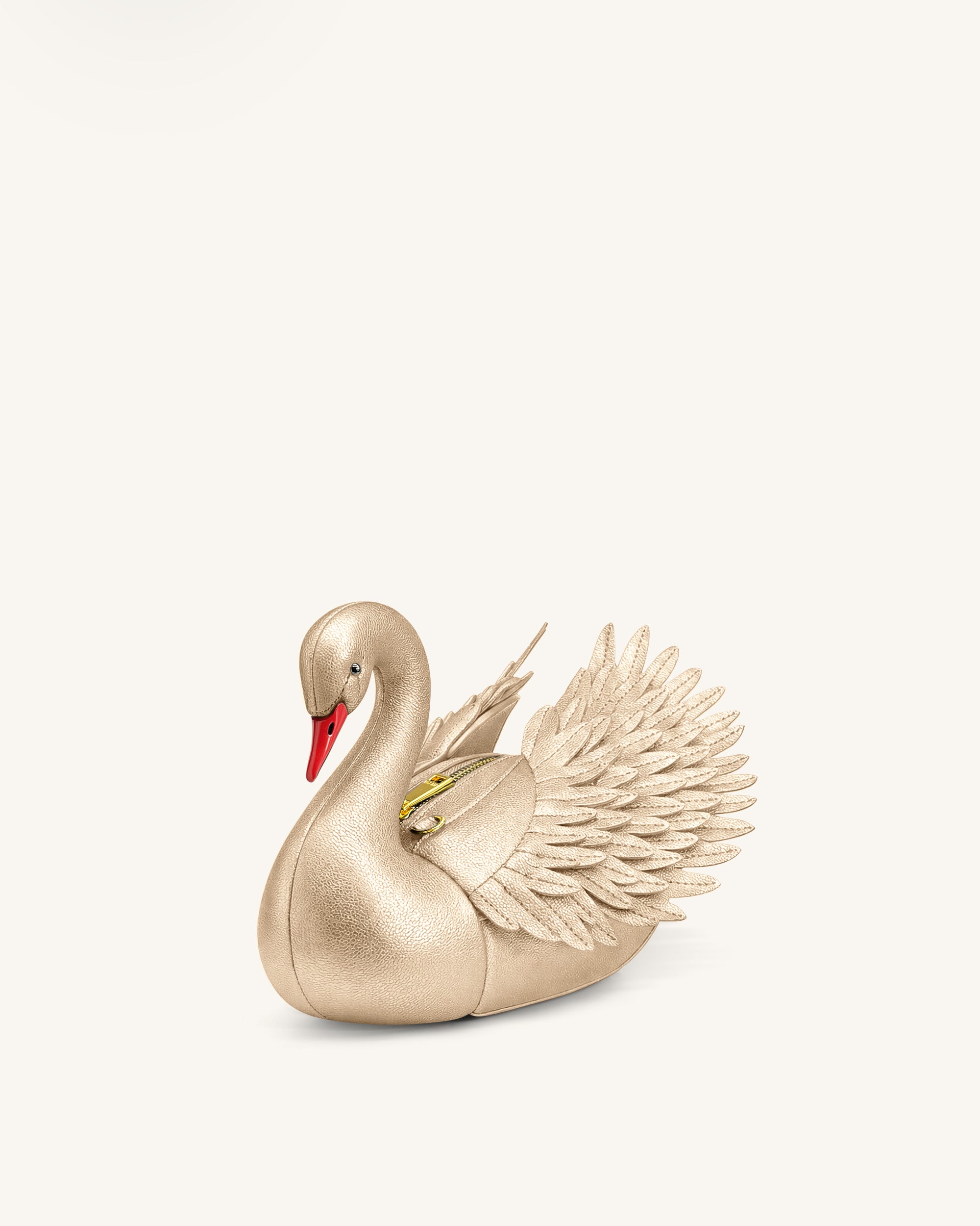 Alani Swan Shaped Crossbody Bag - Gold - Image 2