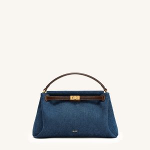Carmen Top Handle Bag - Blue Denim