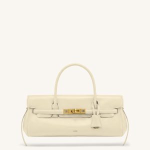 Viviana Small Top Handle Shoulder Bag - Ivory