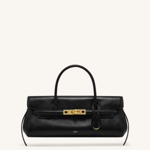 Viviana Small Top Handle Shoulder Bag - Black