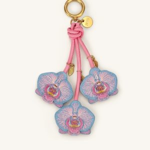 Orchid Bag Charm - Blush Pink