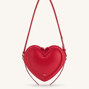 Arlene Heart Shaped Bag - Magenta