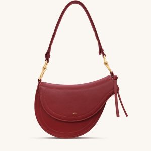 Ashlie Crossbody Bag - Burgundy