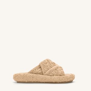 Lilah Woven Platform Sandal - Beige