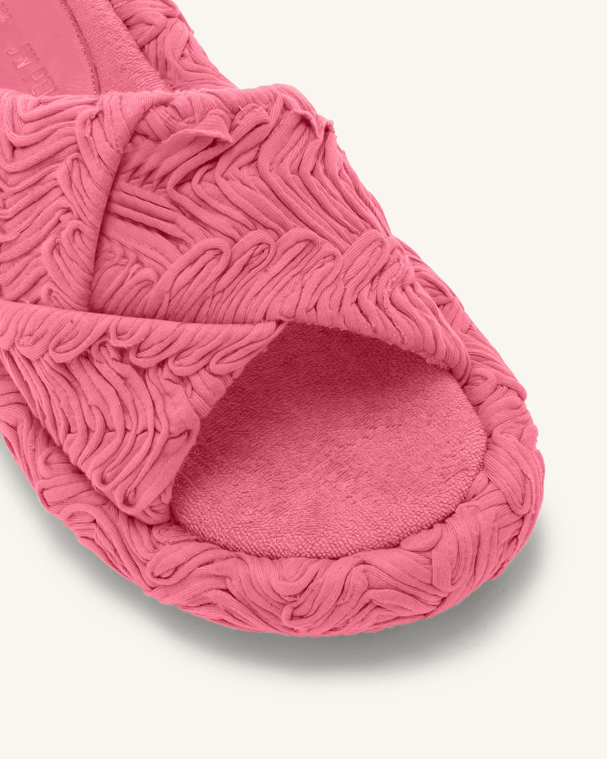 Lilah Woven Platform Sandal - Rose Red - Image 6