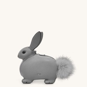 Alena Bunny Crossbody Bag - Grey