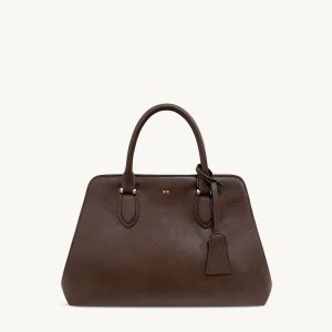 Lara Tote Bag - Dark Brown