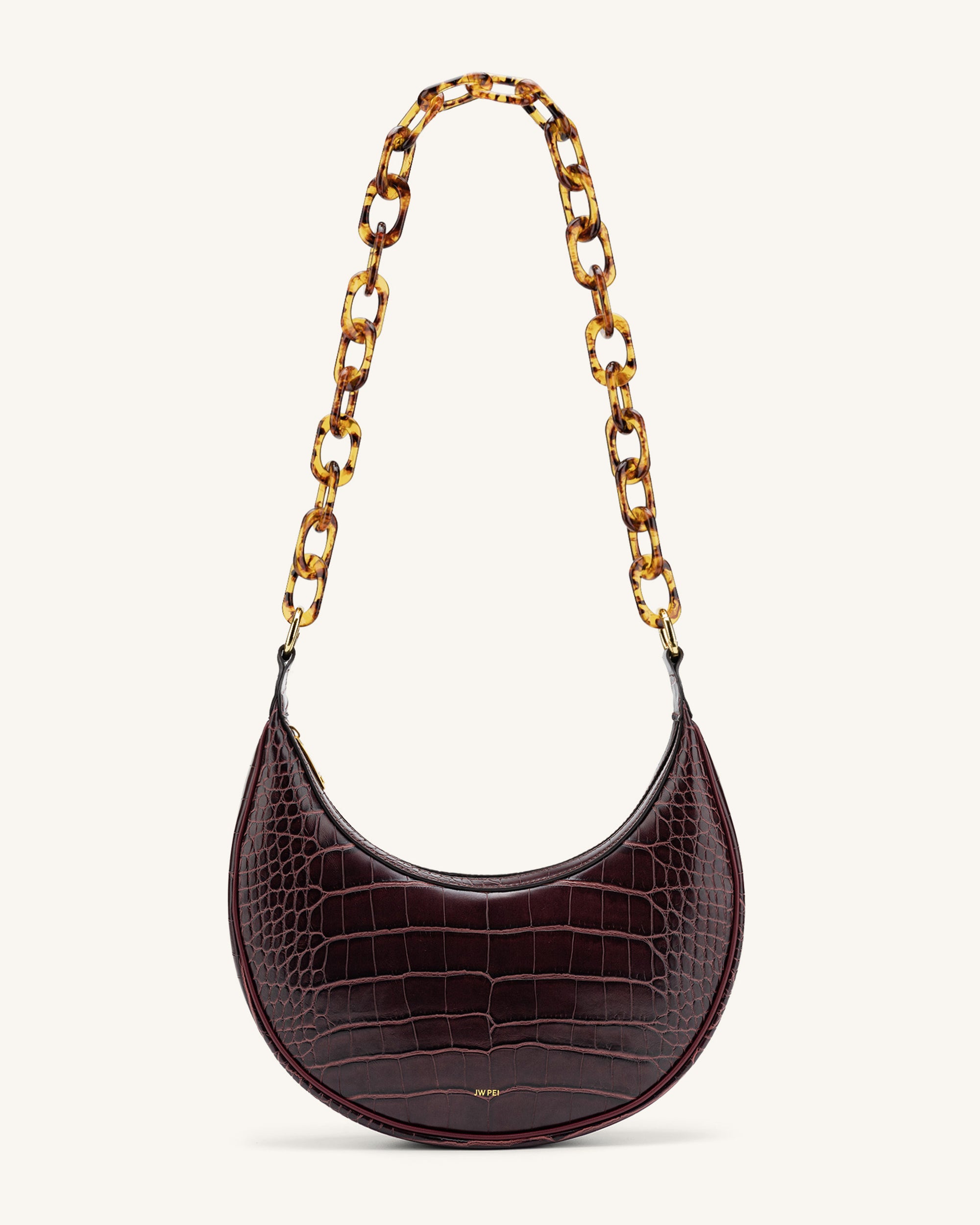 Mya Tortoiseshell Acrylic Chain Strap - Image 2