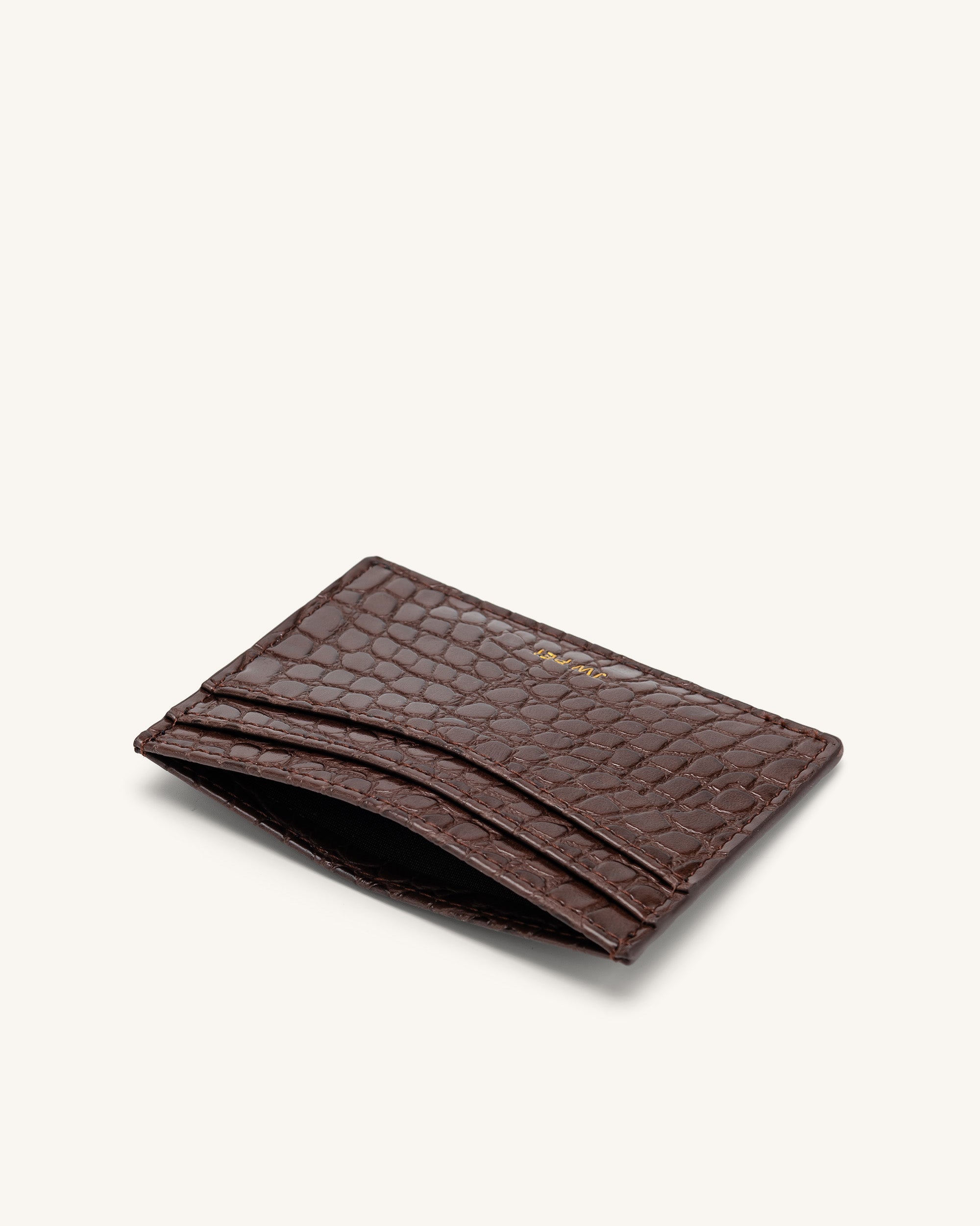 The Card Holder - Brown Croc - Image 2