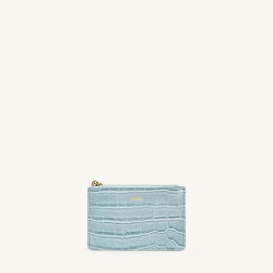 Quinn Zipped Card Holder - Ice Croc