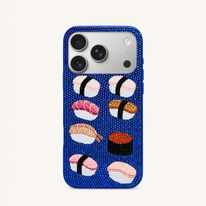 Sushi Phone Case - Multicolor Blue
