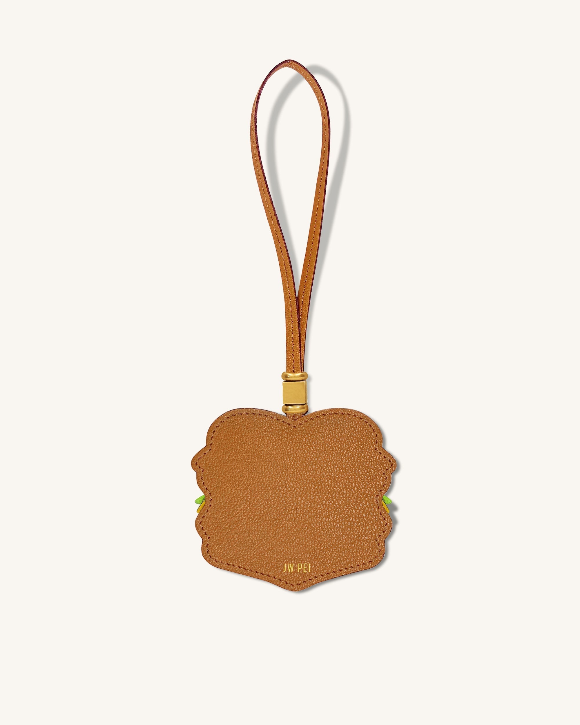 Burger Bag Charm - Brown - Image 4