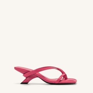 Maeve Strappy Mule - Rose Red