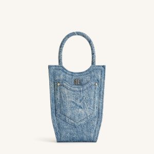 FEI Denim Phone Bag - Blue