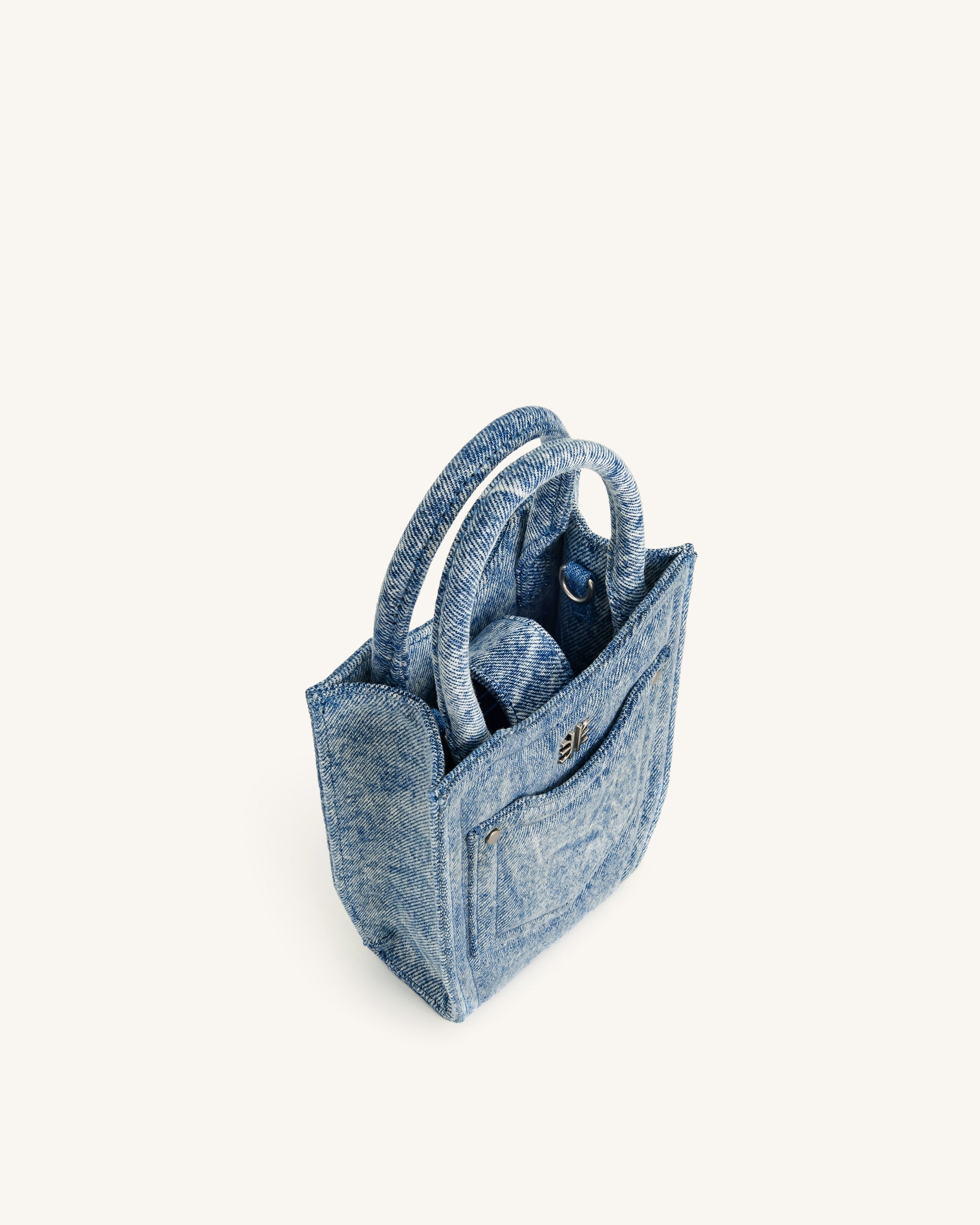 FEI Denim Phone Bag - Blue - Image 3