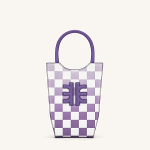 FEI Gradient Checkerboard Phone Bag - Purple