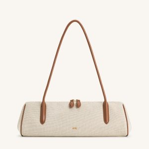 Nova Shoulder Bag - Brown Canvas