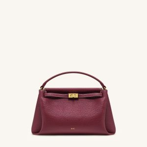 Carmen Top Handle Bag - Burgundy