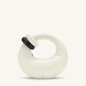 Abacus Top Handle Bag - White