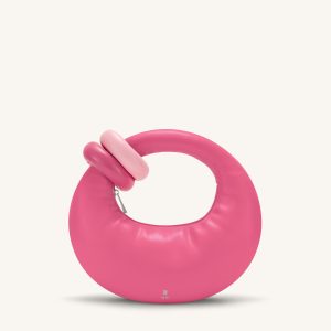 Abacus Top Handle Bag - Rose Red