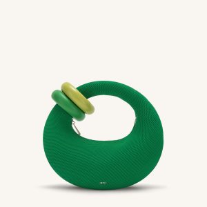 Abacus Top Handle Bag - Grass Green