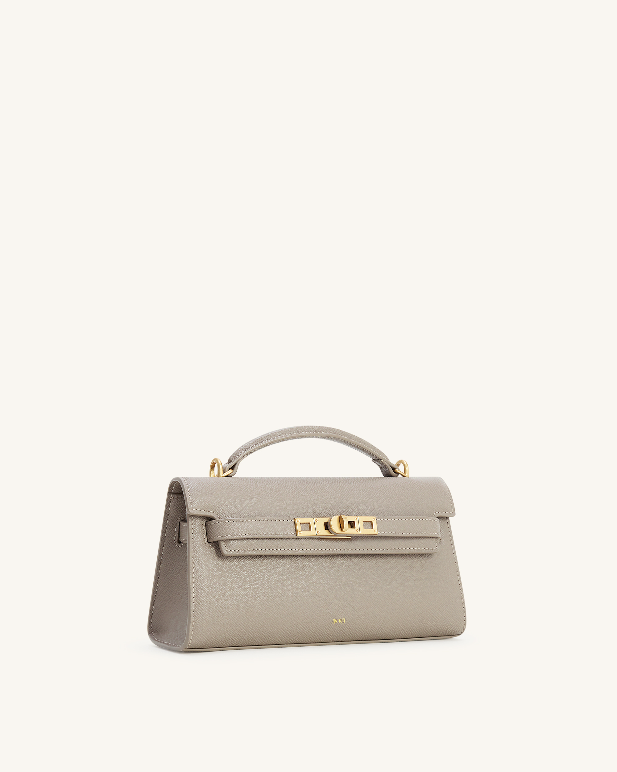 Noor Top Handle Bag - Elephant Gray - Image 3