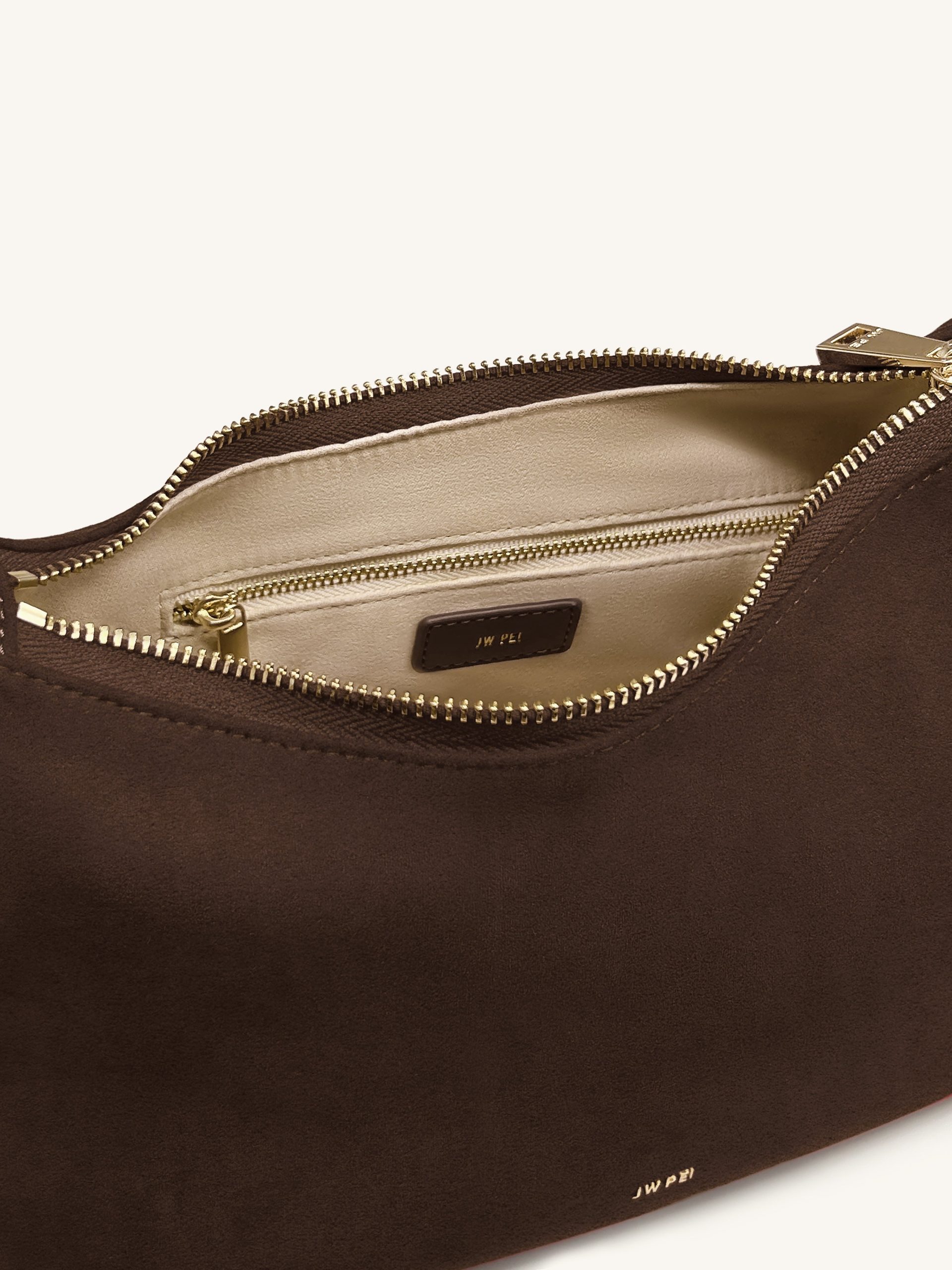 Nell Fringe Hardware Top Handle Bag - Deep Brown - Image 5
