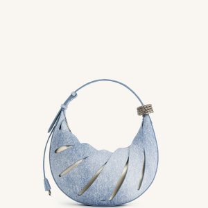 Jana Hollow Out Shoulder Bag - Blue
