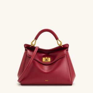 Lucia Classic Top Handbag - Claret