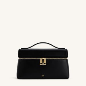 Thea Top Handle Bag - Black